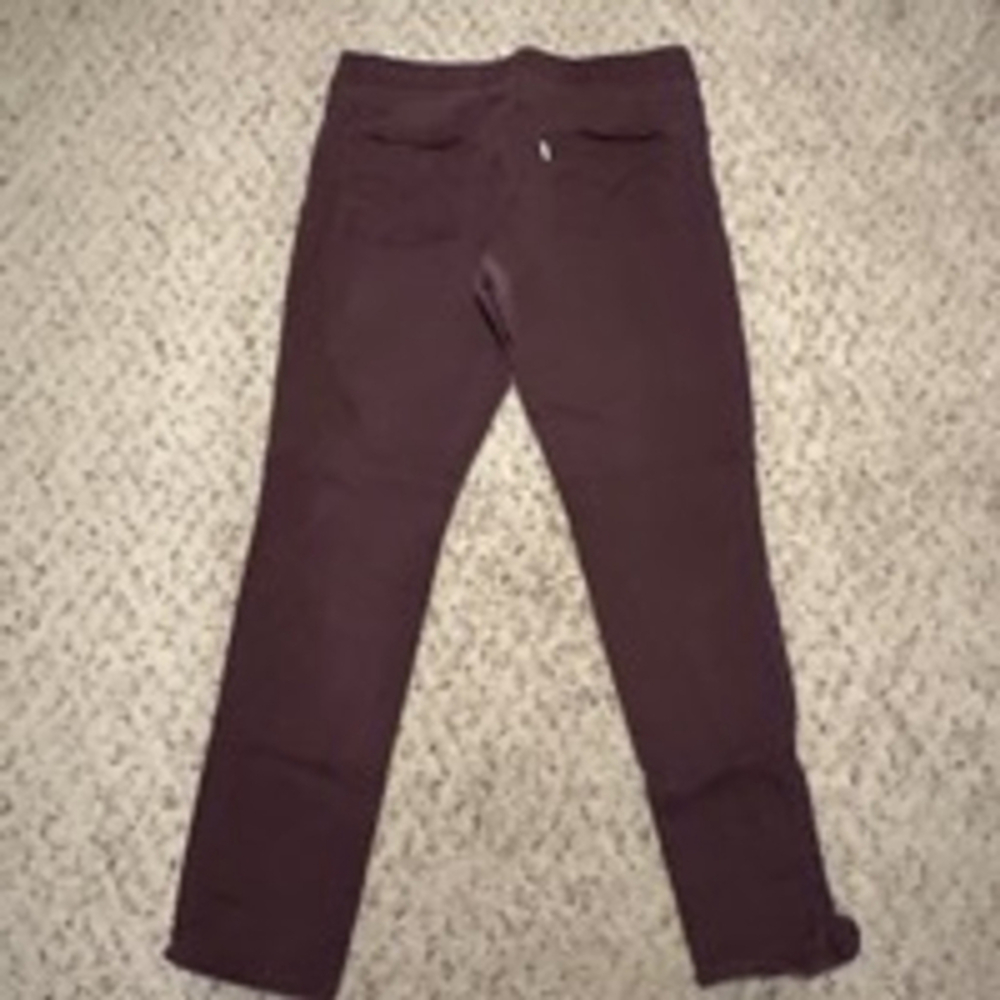 Women's Levi's Jeggings Burgundy Size 14